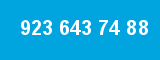 923 643 74 88 923 643 74 88
